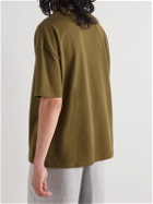 Ninety Percent - Boxy Organic Cotton-Jersey T-Shirt - Green