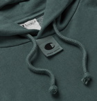 CHAMPION - Craig Green Garment-Dyed Loopback Cotton-Blend Jersey Hoodie - Blue