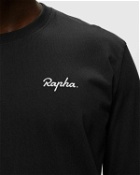 Rapha Logo Long Sleeve Tee Black - Mens - Shortsleeves