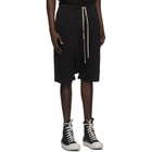 Rick Owens Drkshdw Black Pod Shorts