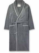 Brunello Cucinelli - Cotton-Chenille Bathrobe - Gray