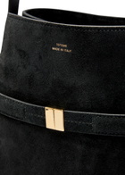 Toteme Belted Suede Bucket bag - Black - One Size