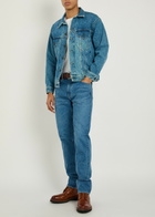 Blue Blue Panelled Denim Jacket