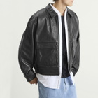 Edwin Men's Leather Dogma Jacket in Black
