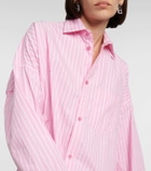 Balenciaga Cotton poplin striped shirt