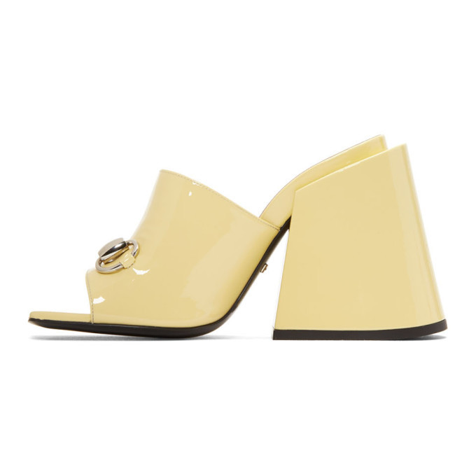 Gucci 2025 yellow mules