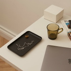 Puebco Cast Iron Tray in Black 