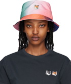 Maison Kitsuné Multicolor Vibrant Fox Head Beach Hat