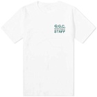 Quiet Golf Men's Q.G.C. Staff T-Shirt in White