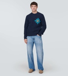 Alanui Rib-knit wool-blend sweater