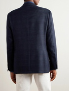 Canali - Kei Unstructured Wool, Silk and Cashmere-Blend Blazer - Blue