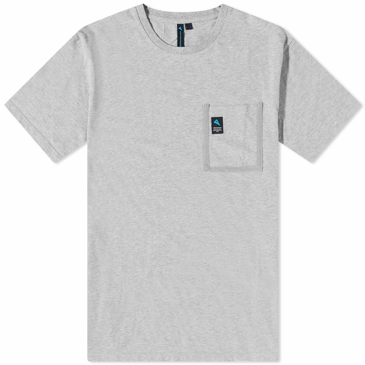 Klättermusen Men's Runa Pocket T-Shirt in Grey Melange Klättermusen