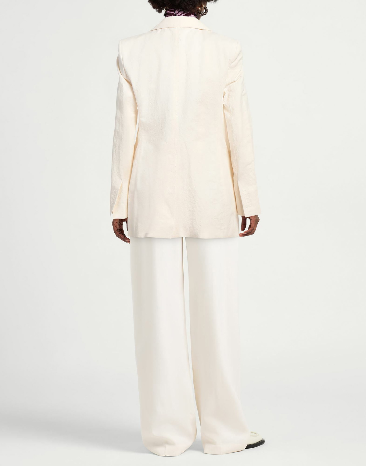 Isabel Benenato Womens Blazer Ivory
