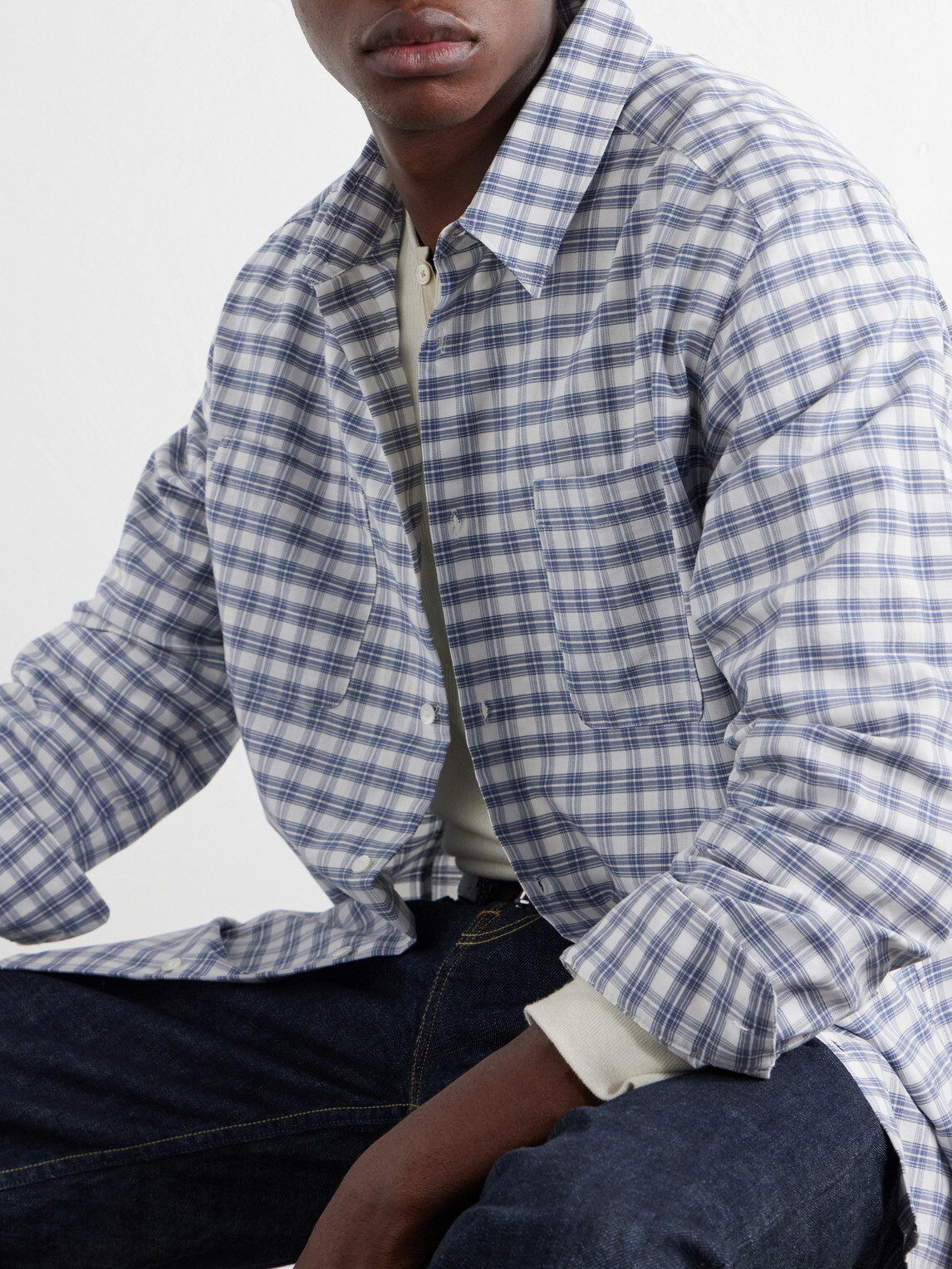 A.P.C. - Malcom Checked Organic Cotton Shirt - Blue