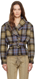 Caro Editions Blue & Brown Frederikke Jacket