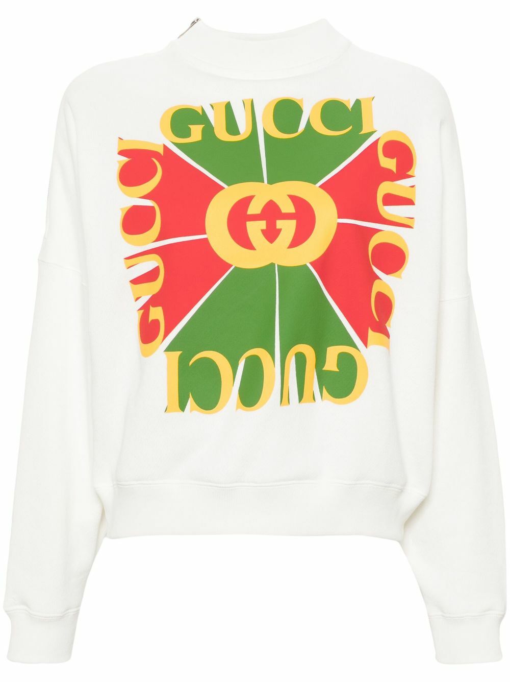 Gucci Women's Cotton Sweatshirt White