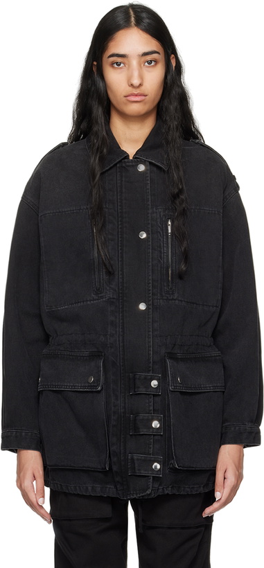 Photo: Isabel Marant Etoile Black Joanna Denim Jacket