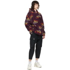 Li-Ning Purple Print Fleece Hoodie