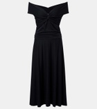 Dorothee Schumacher Soft Drape off-shoulder midi dress