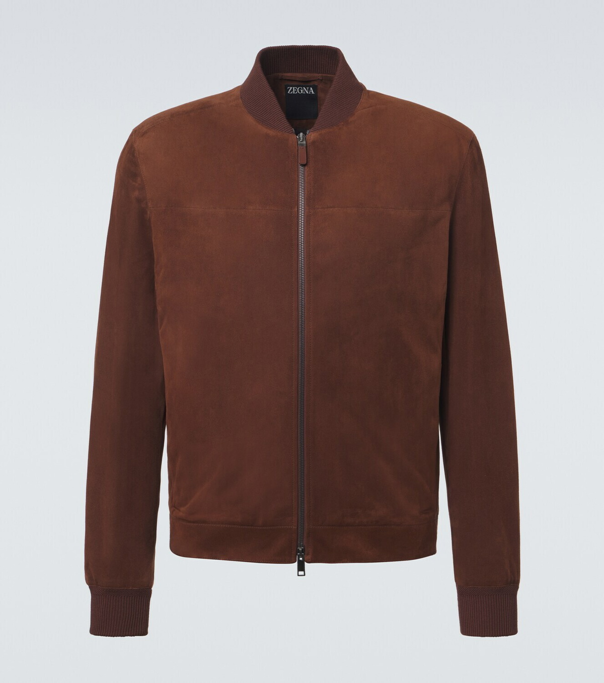Zegna Suede bomber jacket