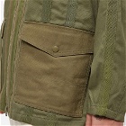 FDMTL Men's Tape Haori Jacket in Khaki