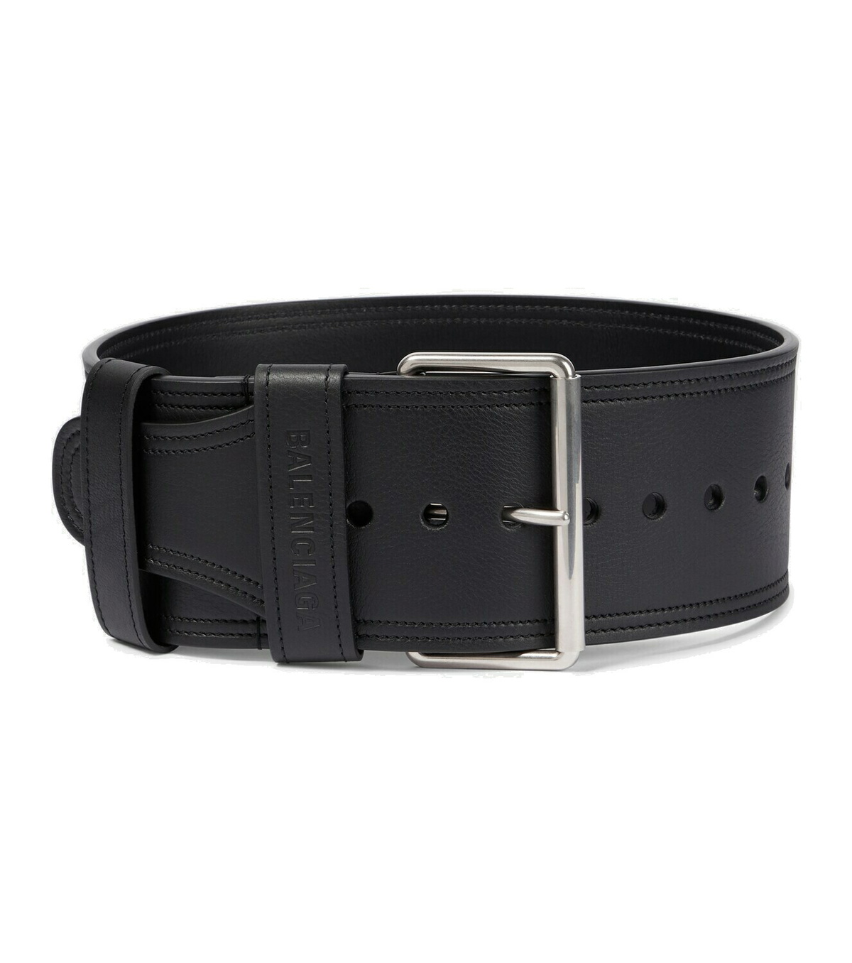 Balenciaga Force leather belt Balenciaga