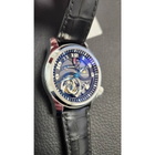 Chopard L.U.C. Tourbillon Hand Wind Chronometer Black Dial Mens Watch 161917-1001