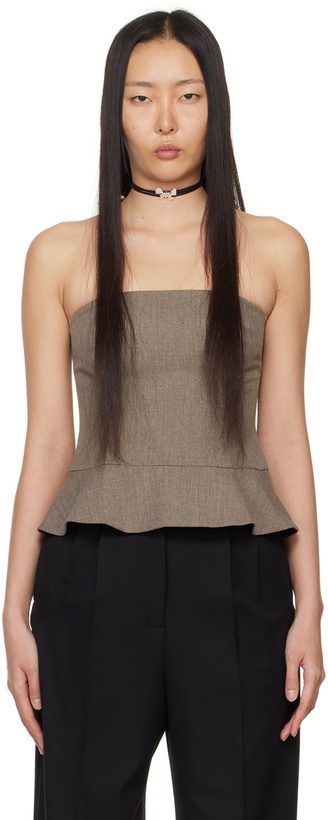 Photo: Beaufille Brown Francis Tank Top