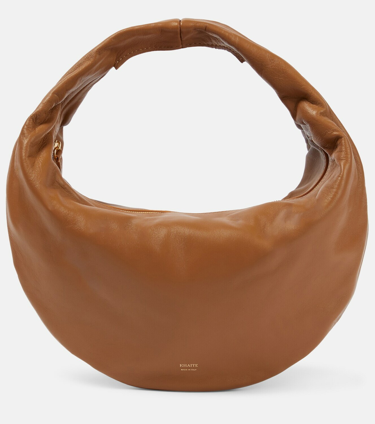 【関税込み】KHAITE オフホワイト ミディアム Olivia バッグ Medium Olivia Hobo in Dark Ivory Pebbled Leather with