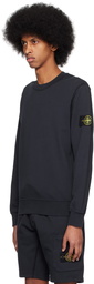 Stone Island Navy Crewneck Sweatshirt