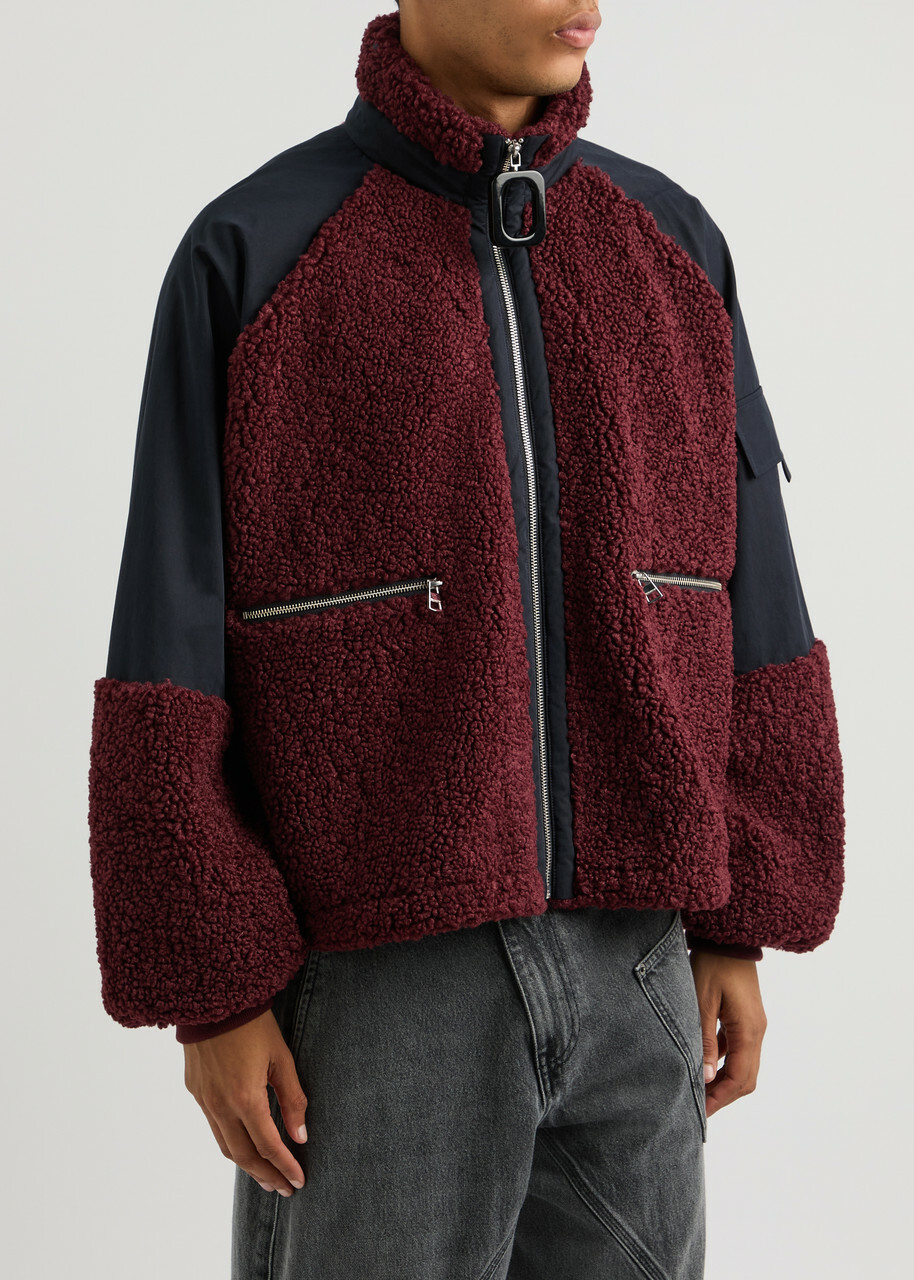 【送料&関税込】J.W. Anderson Fleece Jacket JW Anderson Colorblocked fleece jacket JW Anderson