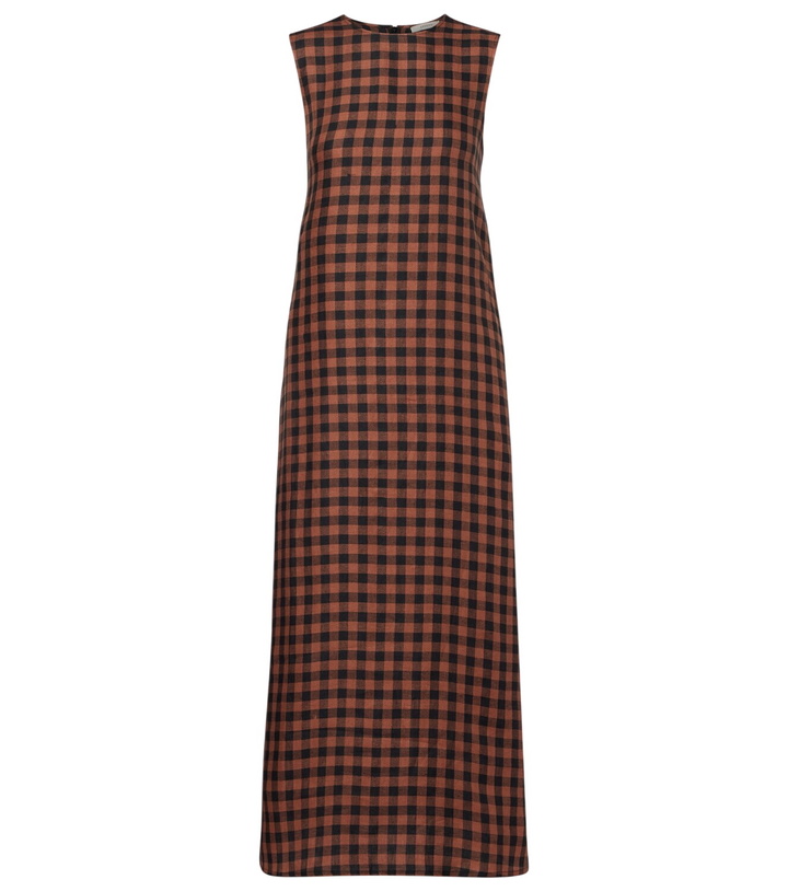 Photo: Asceno Tallin gingham linen maxi dress