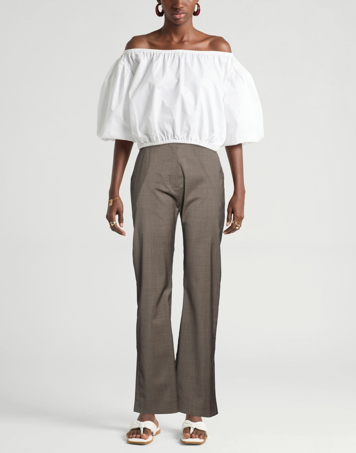Studio Nicholson Womens Pants in Taupe