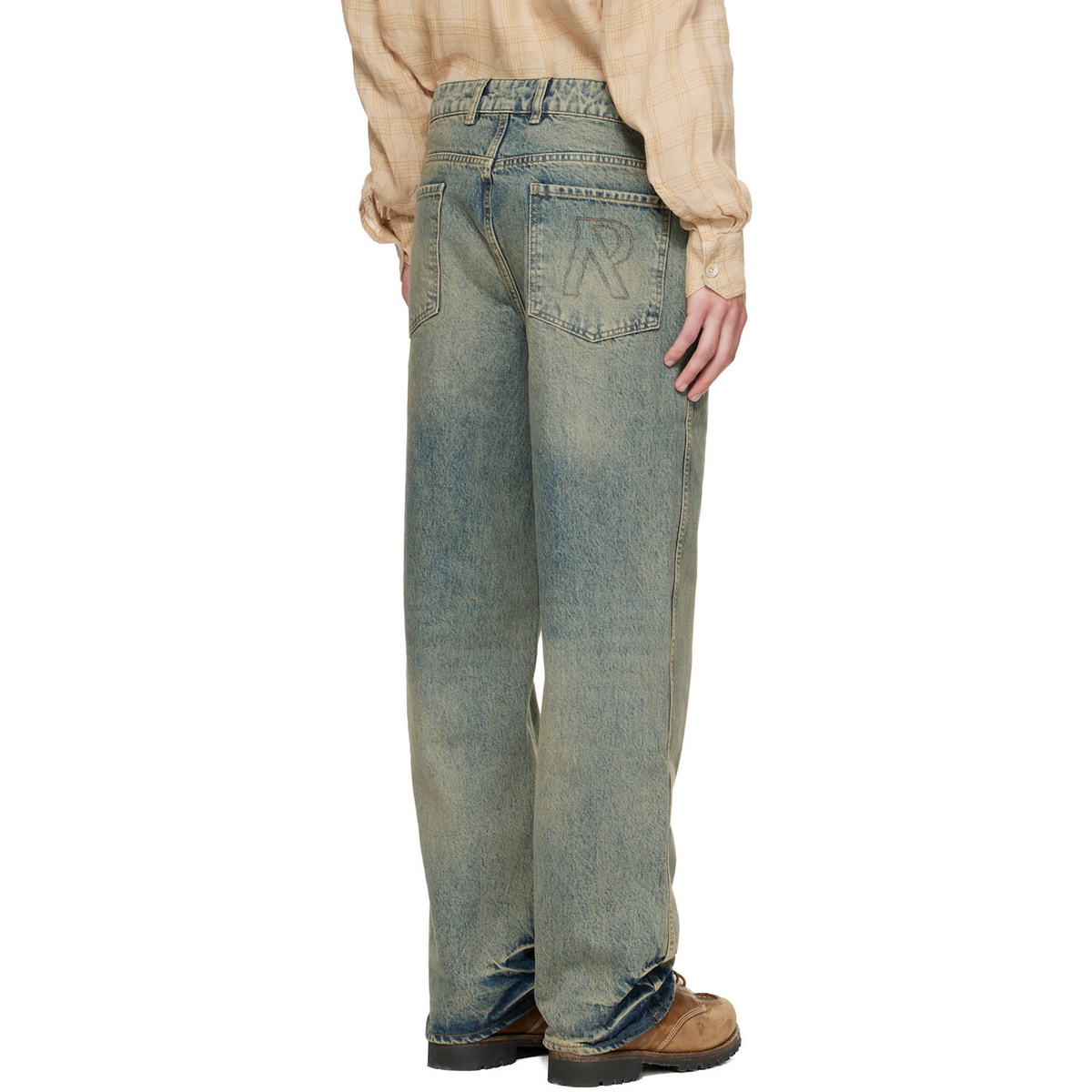Represent Blue R3 Baggy Jeans