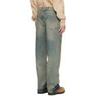 Represent Blue R3 Baggy Jeans