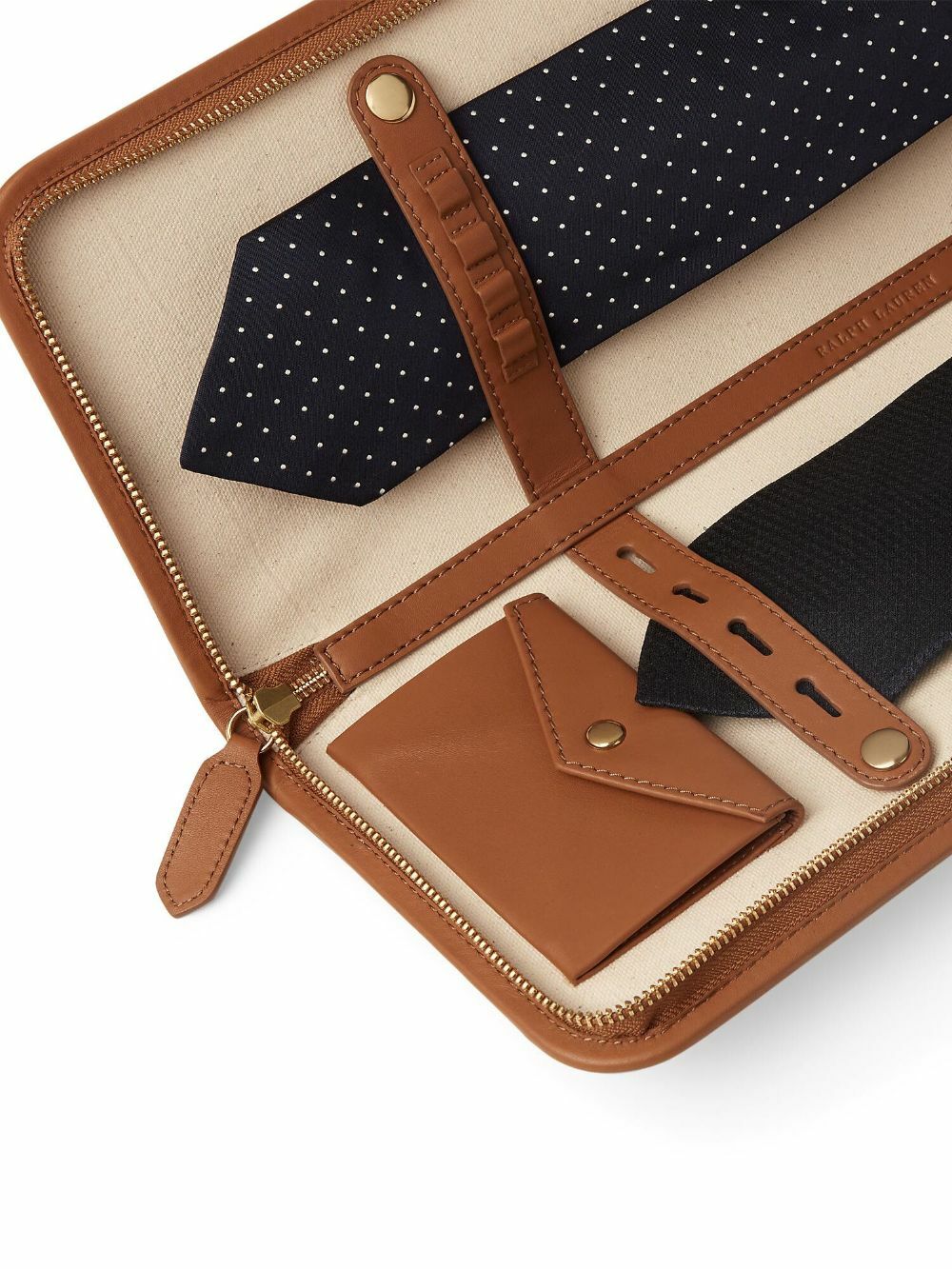 Ralph Lauren Home Neutral Garrett Canvas Tie Case