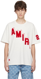 AMIRI White Hockey Skater T-Shirt