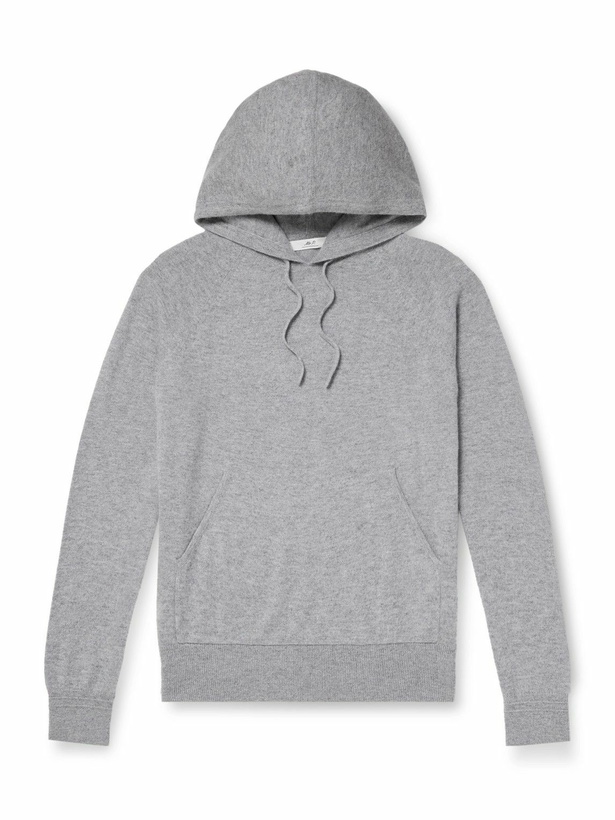 Photo: Mr P. - Mitchell Cashmere Hoodie - Gray