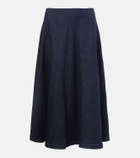 Altuzarra Varda denim midi skirt