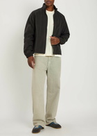 Picante Boxy Nylon Track Jacket Black