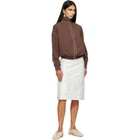 RESCHA SSENSE Exclusive Beige Jewel Slip-on Loafers