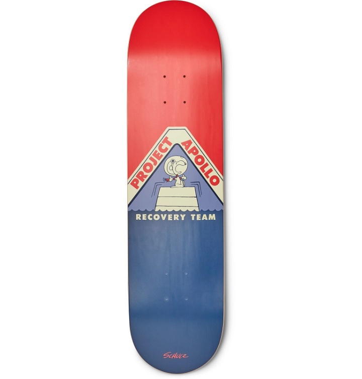 Photo: The SkateRoom - Peanuts Printed Wooden Skateboard - Red