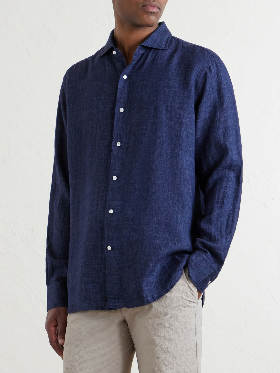 Peter Millar - Astino Linen Shirt - Blue