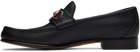 Gucci Black Wislet Loafers