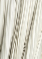 Vince Pleated Chiffon Midi Skirt Cream