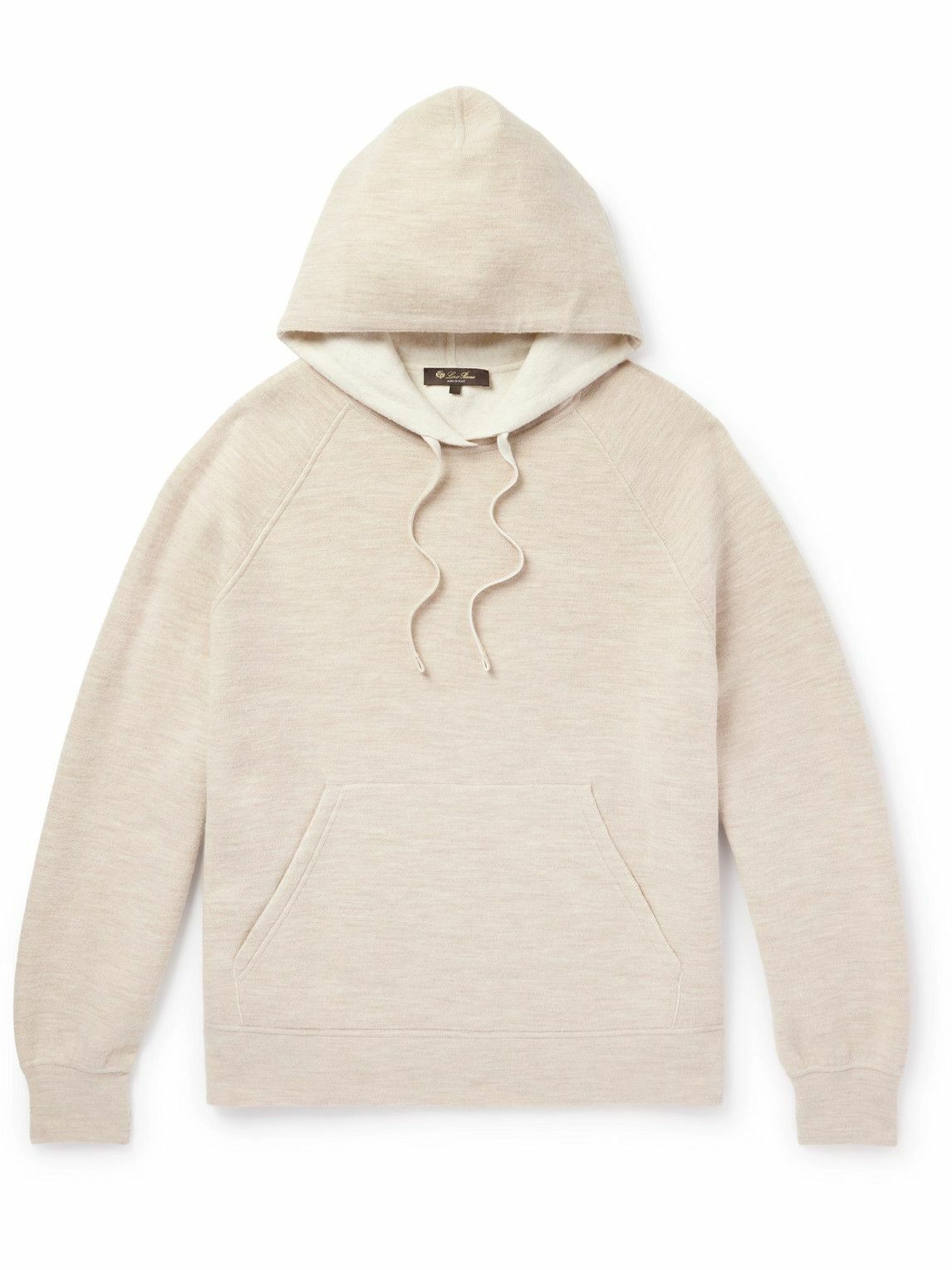 Loro Piana - Sassiglioni Wool Hoodie - Neutrals