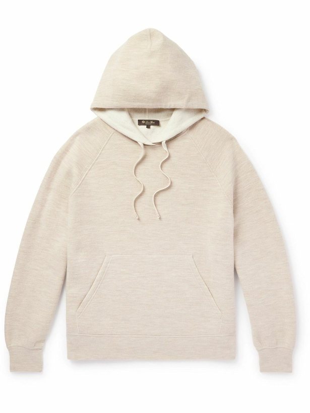 Photo: Loro Piana - Sassiglioni Wool Hoodie - Neutrals