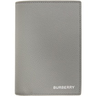 Burberry Grey 6 Card Bifold Wallet