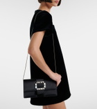 Manolo Blahnik Maycapjou satin clutch