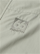 66 North - Laugardalur Logo-Embroidered Recycled-Shell Anorak - Gray
